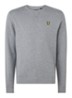 Sweater van katoen met logo-applicatie - Grijsmele