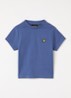 T-shirt met logoborduring - Petrol