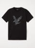T-shirt met logoprint - Zwart