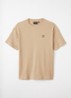 T-shirt met structuur - Beige