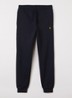 Tapered fit joggingbroek met logoborduring - Donkerblauw