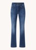 Dream mid waist bootcut jeans met donkere wassing - Indigo