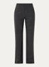 Chiara straight fit pantalon met print  - Antraciet