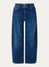 Dakota high waist balloon fit jeans met steekzakken - Indigo