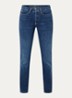 Dream high waist cropped slim fit jeans met steekzakken - Blauw
