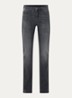 Dream mid waist flared jeans met stretch - Antraciet