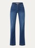 Dream mid waist wide fit jeans met steekzakken - Indigo