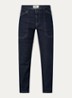 Iowa high waist wide leg jeans met donkere wassing - Indigo