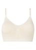 Comfort bralette met spaghetti bandjes - Beige