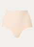 High waisted naadloze corrigerende slip - Creme