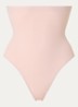 Maxi Sexy high waisted corrigerende string met panterprint - Paars
