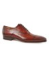 Veterschoen van leer - Cognac
