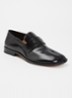 Tabi loafer van kalfsleer - Zwart