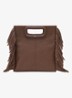 Crossbodytas met franjes - Bruin