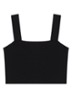 Maclyna cropped tanktop met stretch - Zwart