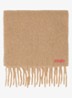 Sjaal in alpaca wolblend - Camel