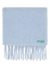 Sjaal in alpaca wolblend - Lichtblauw