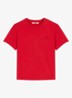 T-shirt met borduring - Steenrood