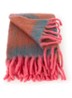 Zapotec plaid 125 x 150 cm - Roze
