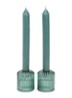 Dinerkaars met houder set van 2  - Groen