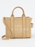 The Crossbody Tote handtas van leer - Camel