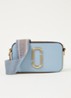 The Snapshot crossbodytas van leer - Blauw