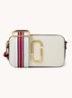 The Snapshot crossbodytas van leer - Lichtgrijs