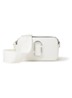 The Snapshot DTM crossbodytas van leer - Gebroken wit