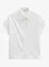 Blouse met kraag - White Cotton-1180 / Wit
