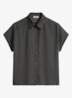 Blouse met kraag - Oxide Grey-0364 / Grijs