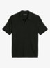 Comfort fit polo met logoborduring - Black-0001 / Zwart
