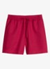 High waist wide fit korte broek met steekzakken - Vivid Cherry-6882 / Rood
