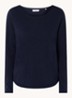 Longsleeve met boothals - Donkerblauw