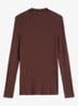 Longsleeve met col - Hazelnootbruin