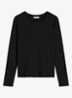 Longsleeve met ronde hals - Zwart