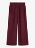 Loose fit broek met steekzakken - Merlot Red/6932