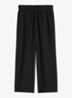 Loose fit broek met steekzakken - Black/0001