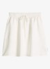 Minirok met steekzakken - Silky White-1183 / Wit