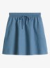 Minirok met steekzakken - Medium Blue 4671-4671 / Blauw