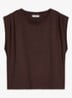Oversized T-shirt met ronde hals - Burnt Aubergine-6929 / Paars
