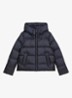Puffer jas met steekzakken - Donkerblauw