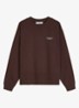 Sweatershirt van katoen met logo en backprint - Burnt Aubergine-6929 / Paars