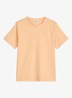 T-shirt met logo - Abrikoos