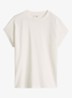 T-shirt met ronde hals - Silky White-1183 / Wit