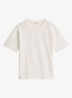 T-shirt met ronde hals - Silky White-1183 / Wit