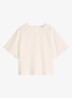 Tuniek met ronde hals - Silky White/1183