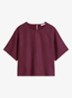 Tuniek met ronde hals - Merlot Red/6932