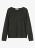 Fijngebreide pullover in scheerwolblend - Coal Grey Melange / Grijs
