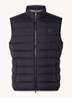 Gewatteerde bodywarmer met logo - Donkerblauw