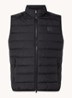 Gewatteerde bodywarmer met logo - Zwart